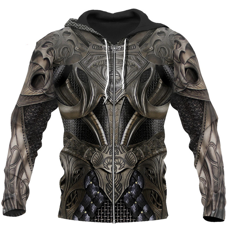 Knight Armor Men's Hoodie Knight Templar Hoodie