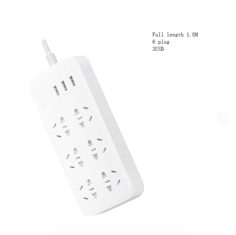 White 6 plug