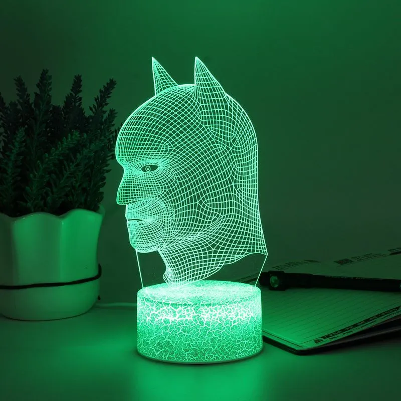 Bat Head 3dled Visual Stereo Effect Nightlight – image 4