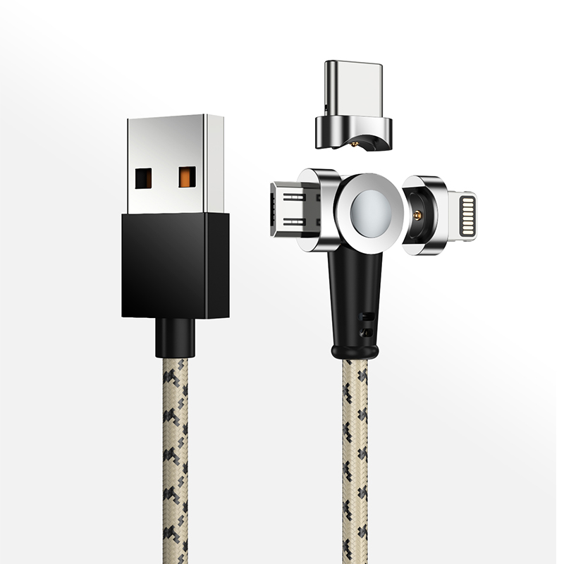 Magnetic Phone Charging Cable Self Winding
