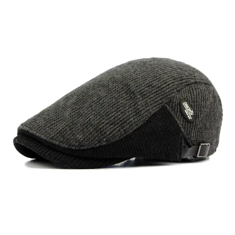 Autumn and Winter Thick Warm Beret Men's Hat