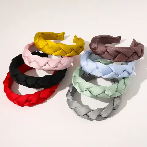 Elastic Cross Fabric Hair Band Ladies