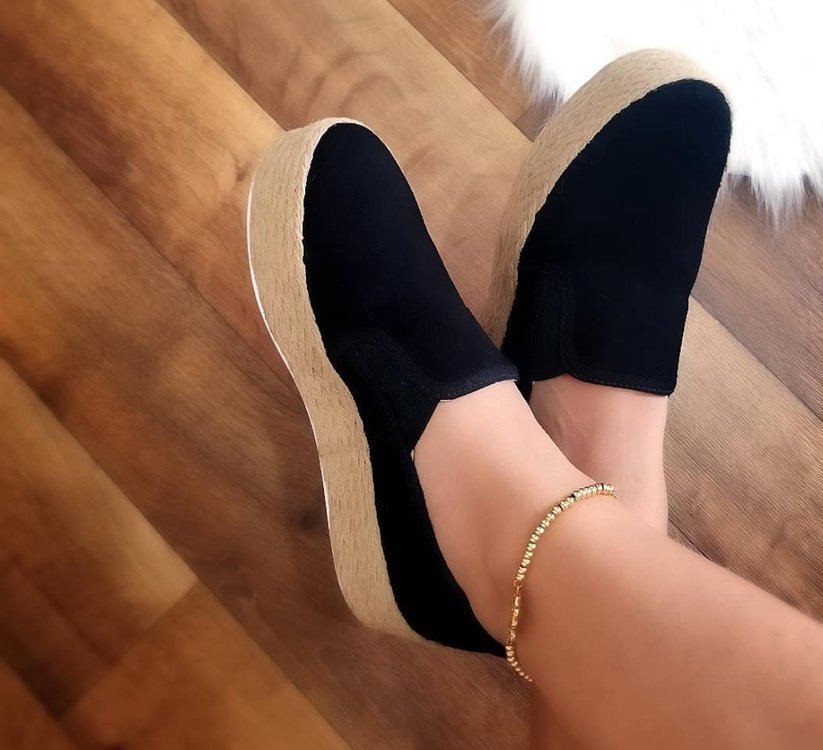 Casual student retro Rome plus size single shoes