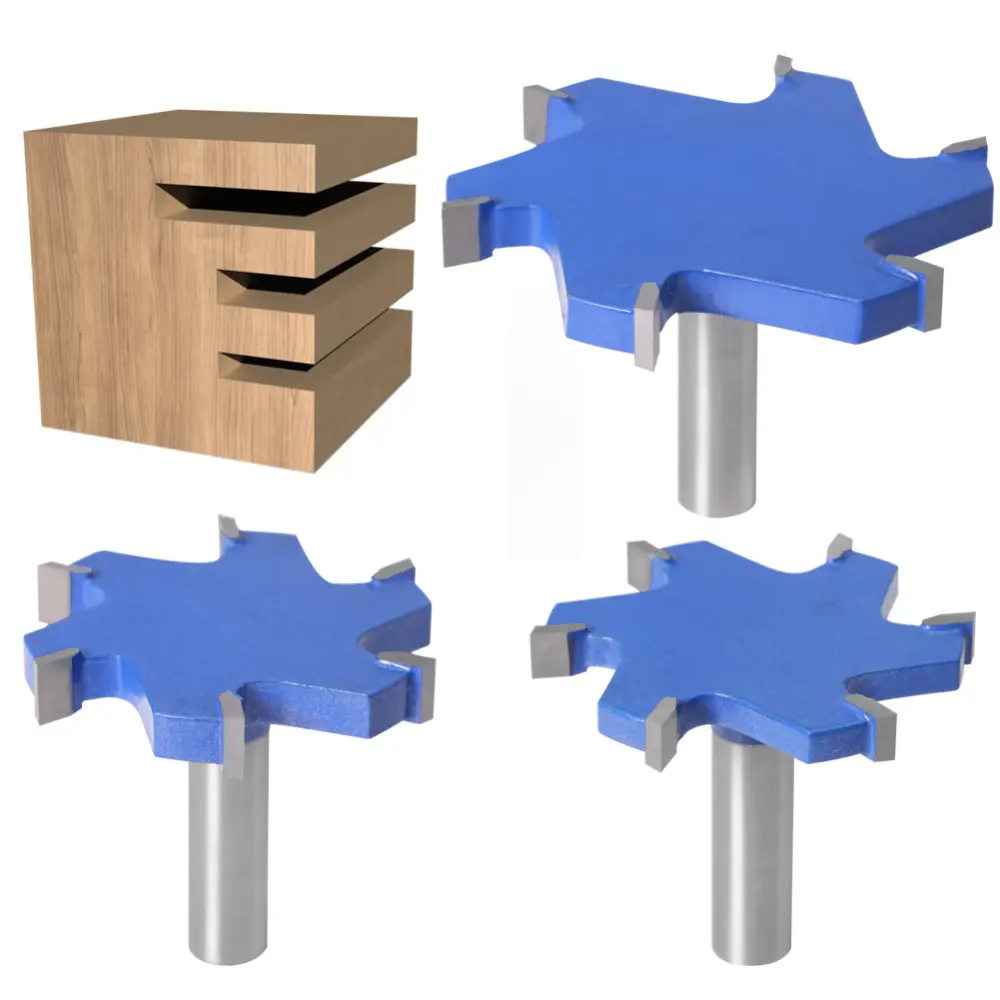 Woodworking Tools with Extended T-slot Cutters