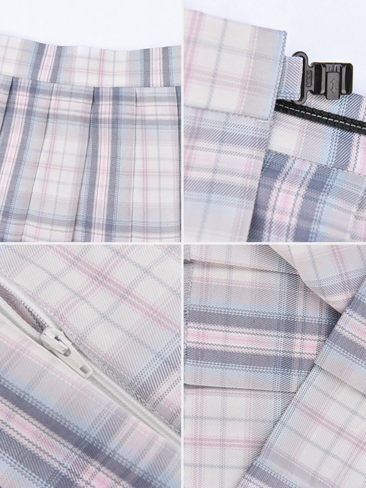 Original Mori Girl Tribe JK Checked Skirt