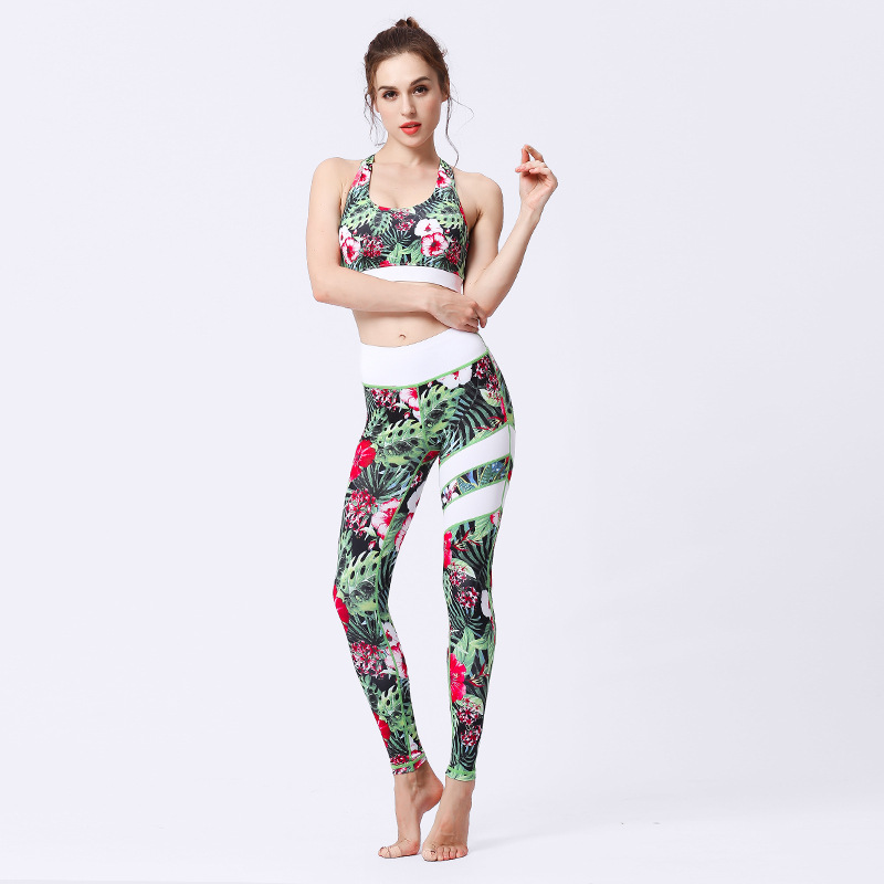 Yoga clothes female fitness two-piece suit