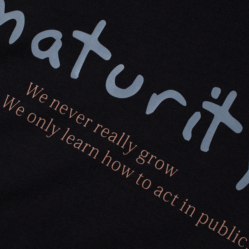 Spring and autumn thin men's hooded pullover color-blocking letter sweater