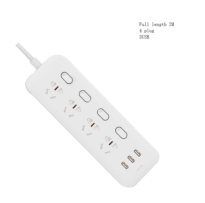 White 4 plug