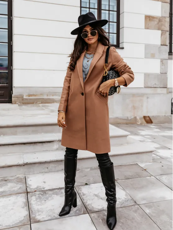 Winter wool coat - Khaki