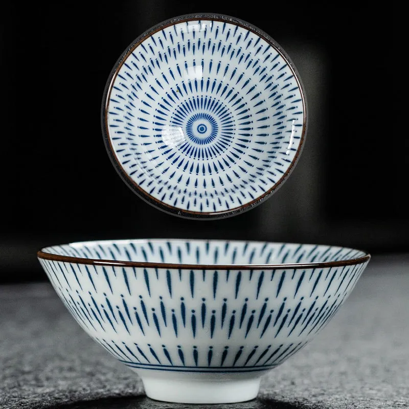 Blue and White Porcelain Tea Cup Ceramic Hat Cup