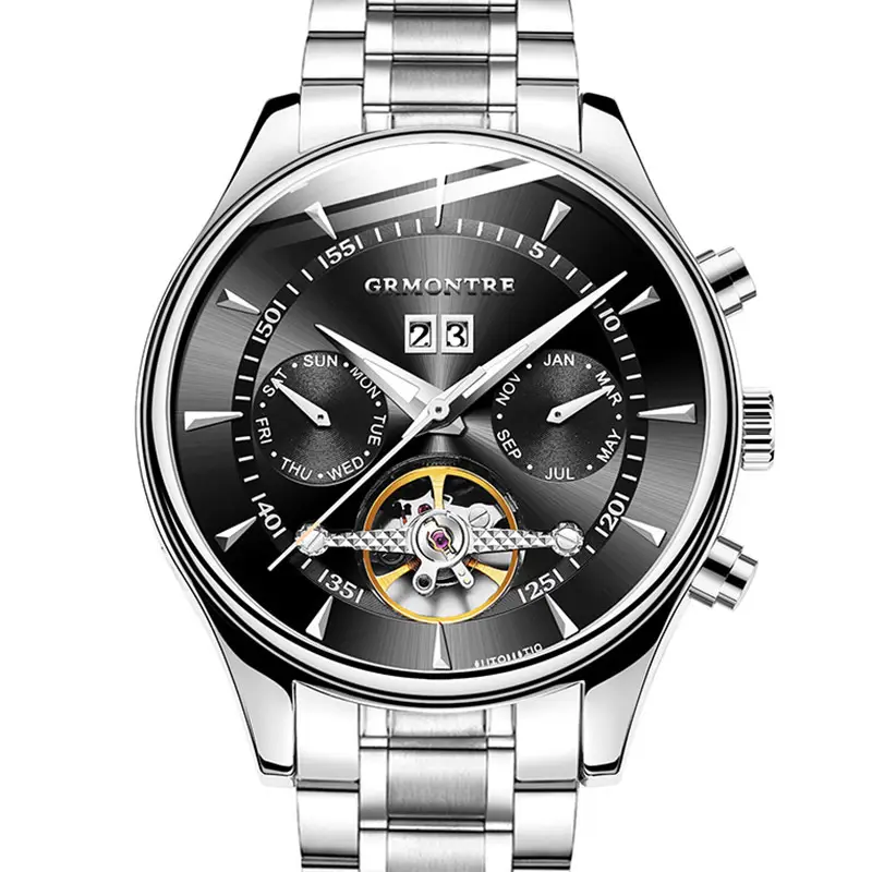 Fashion Automatic Male GRMONTRE Mechanical Watch