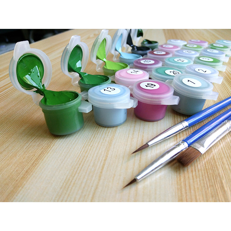 Frameless DIY Digital Oil Painting Pure Hand-Painted Decorative Painting