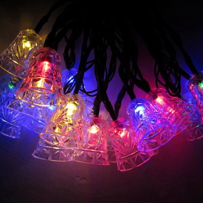 4 meters 20 light bells solar light string – Colour, 7m 50lights