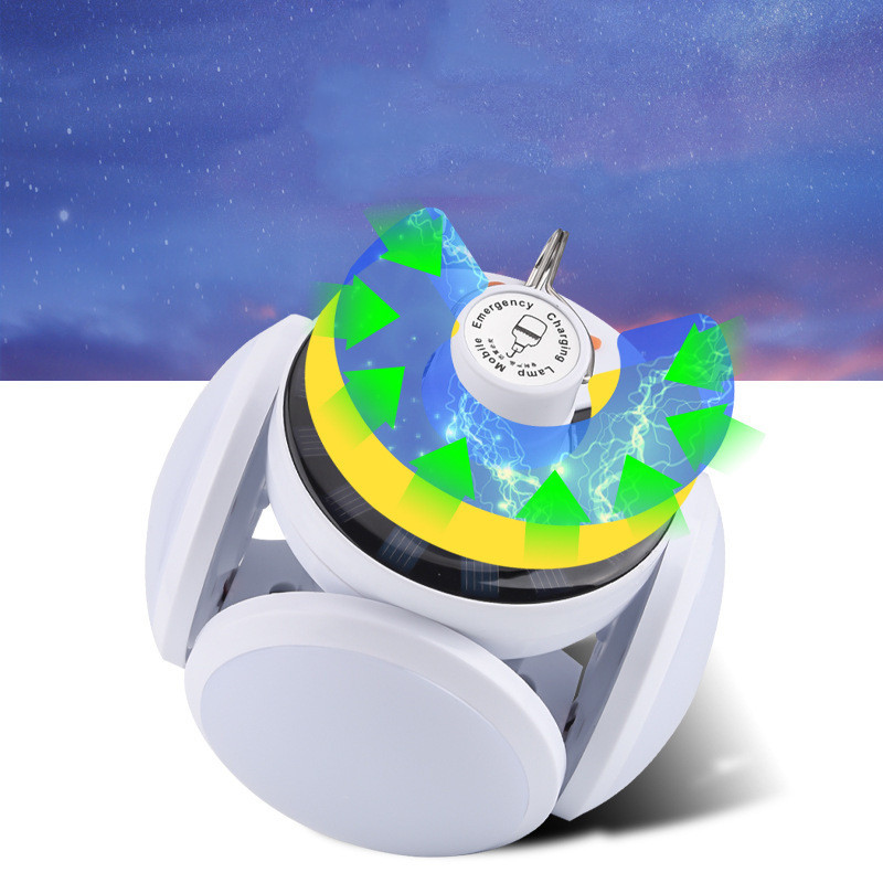 Solar Charging Light LED Power Failure Emergency Bulb Light — foto 4