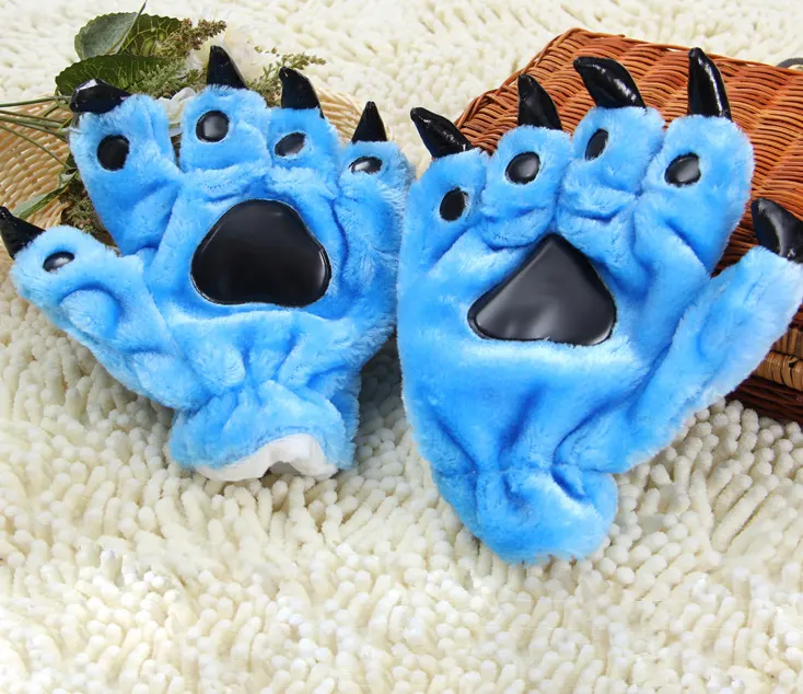Christmas Gift Cute Cartoon Dinosaur Gloves Personality Thick Cotton