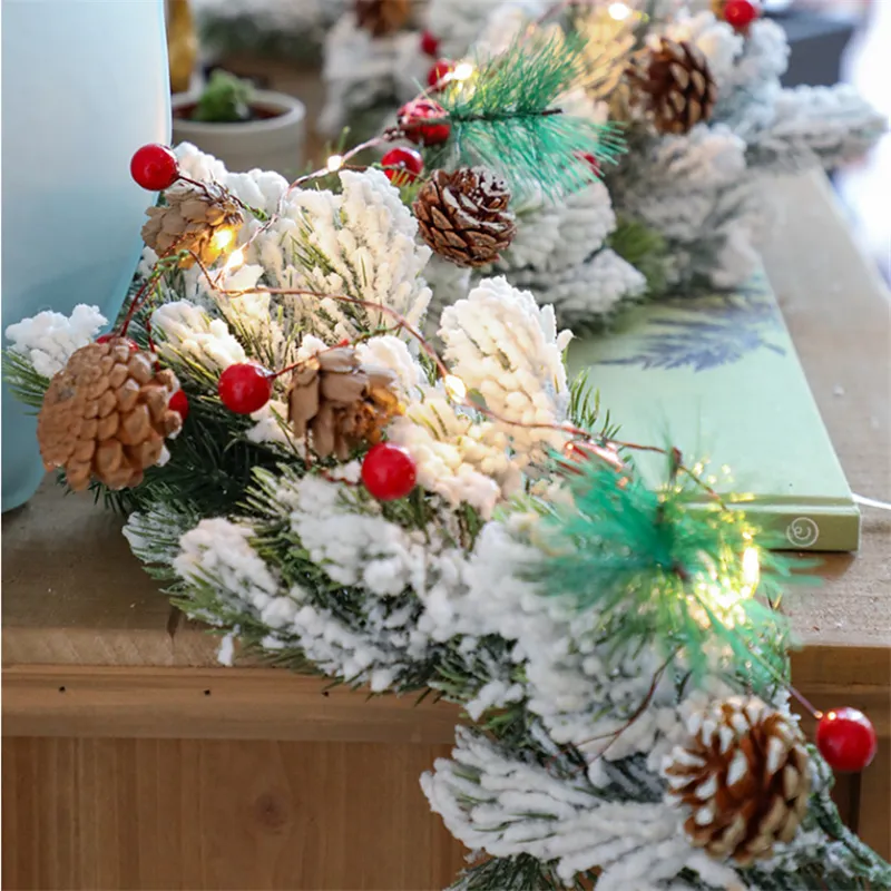 Christmas Tree 2M 20 LED Warm White Pine Cone Star String Lights – image 4