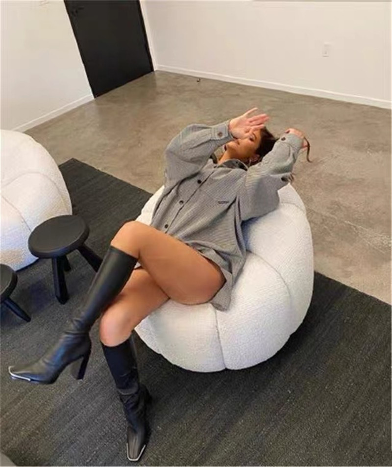 Houndstooth buttoned cardigan