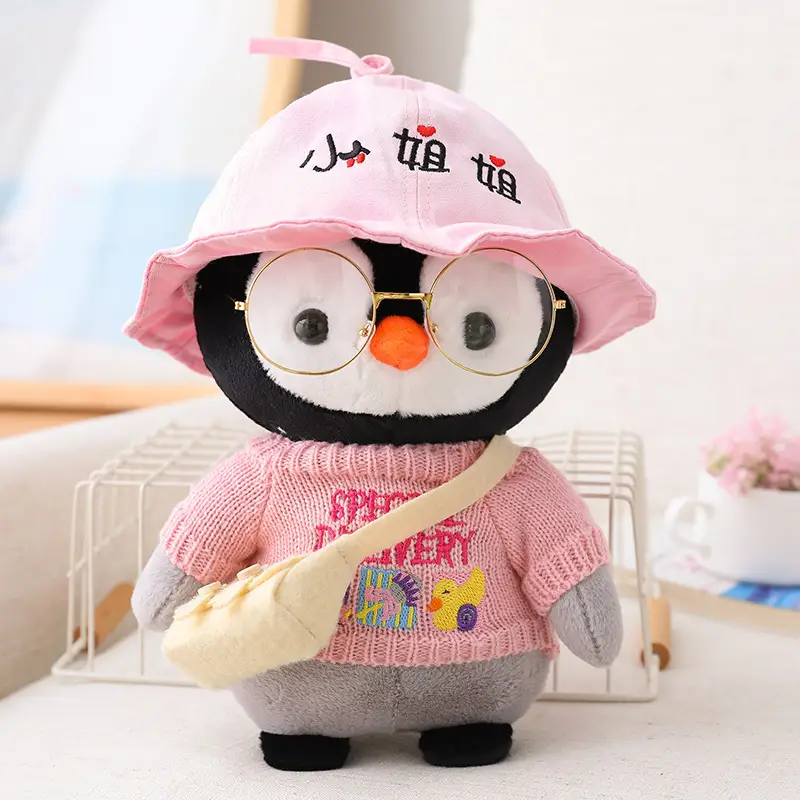 Cute And Cute Penguin Plush Cross-Dress Penguin Doll