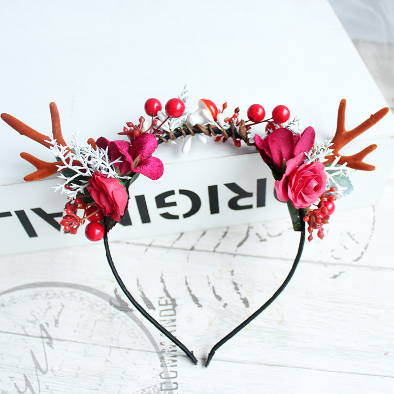 New Christmas Children's Headband Elk Headdress 912G - Shop at LoveMi