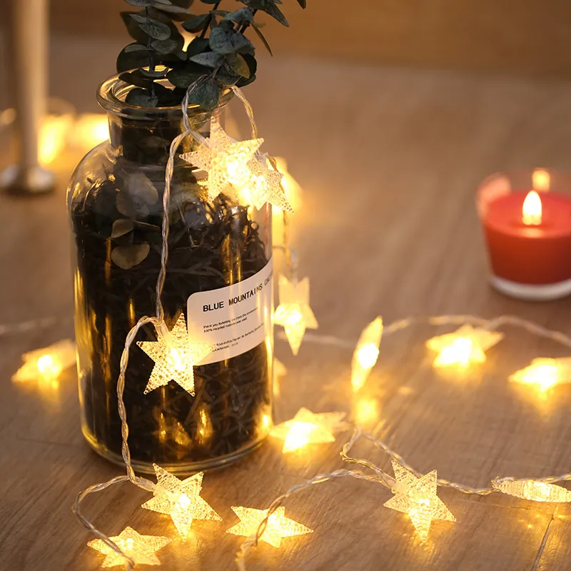 Curtain Garland on the Window Christmas Decorations Lights String Light – image 4