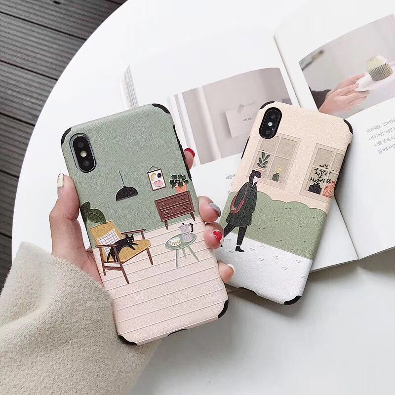 Compatible with Apple, IPhone X mobile phone case XSMax/XR/iPhoneX/8plus/7/6 embossed soft shell - Image 2