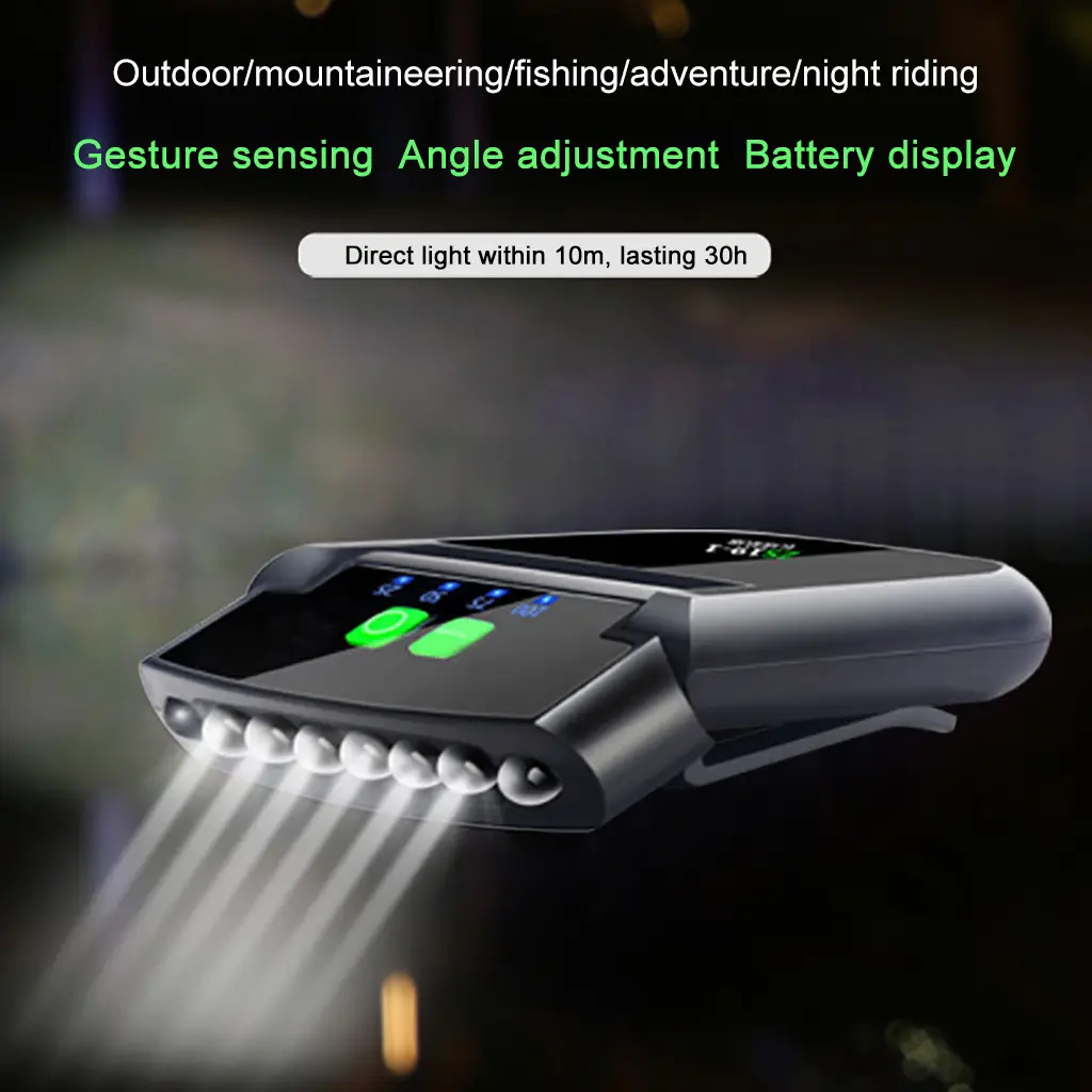 LED Smart Sensor Headlight Night Fishing Sports