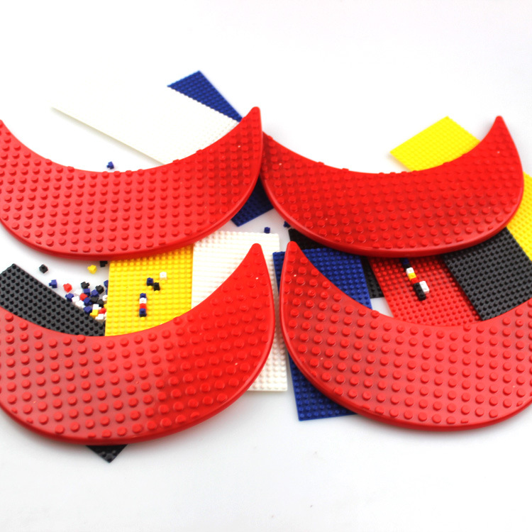 Cartoon puzzle DIY hat building blocks