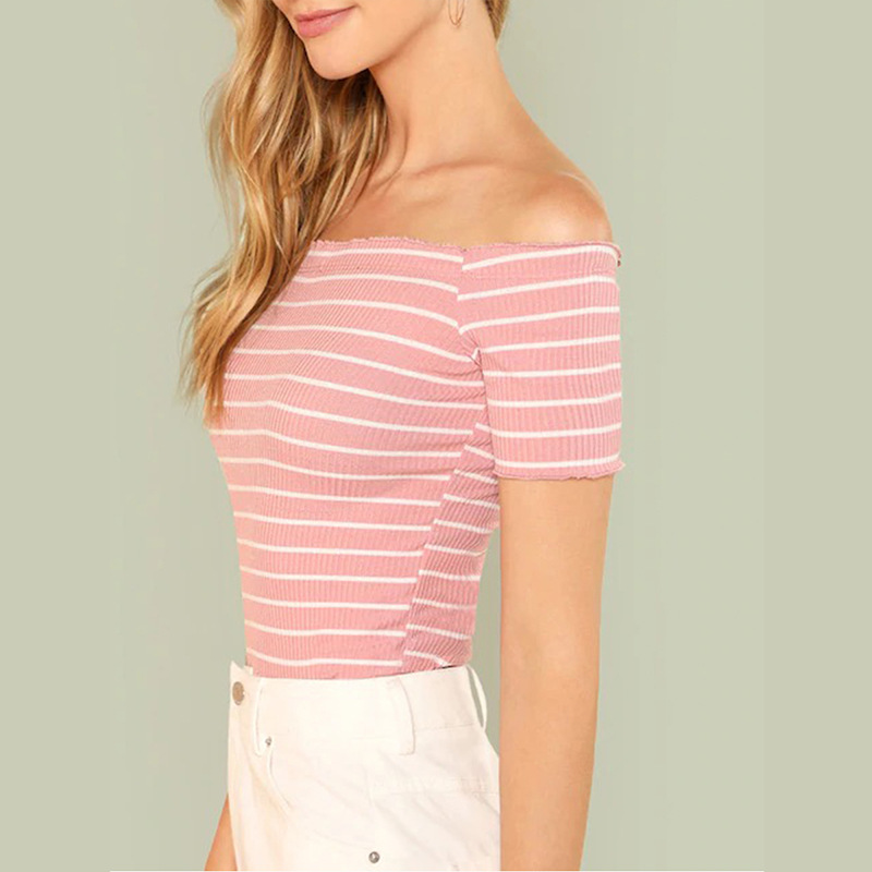 Striped Knitted T-shirt