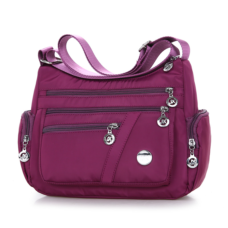 Ladies Multi-layer Square Fashion Women Shoulder Messenger Bag Waterproof Nylon - Picture 7 of 9