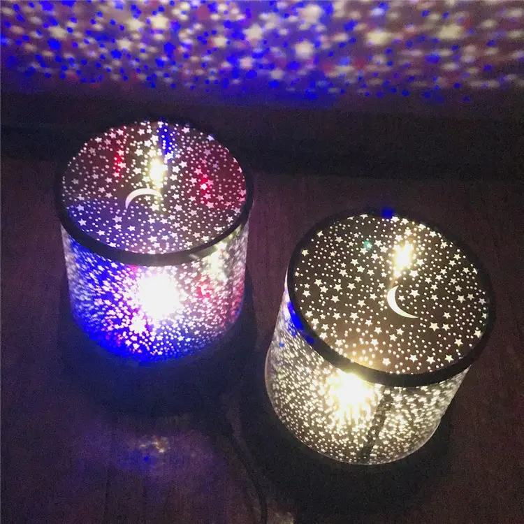 LED Night Light Projector Lamp Colorful Star