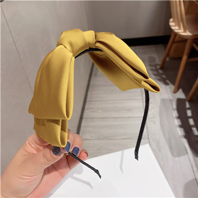 Oversized bow band Yellow - Shop at LoveMi
