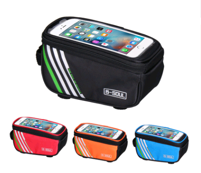 Bicycle bag touch screen mobile phone bag car tube bag car beam bag upper tube bag tool bag bag riding equipment