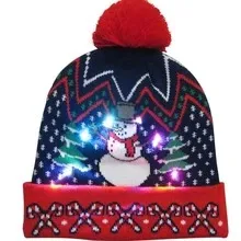 Christmas LED Beanies - U