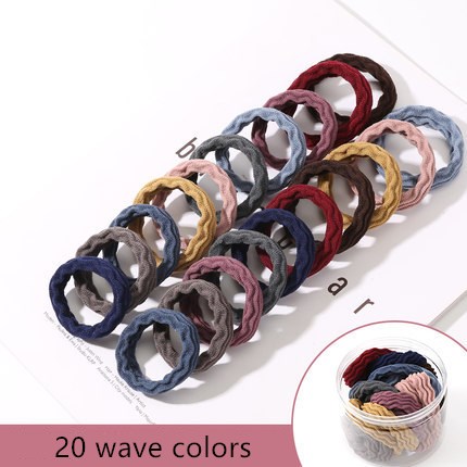 High elastic rubber band headband