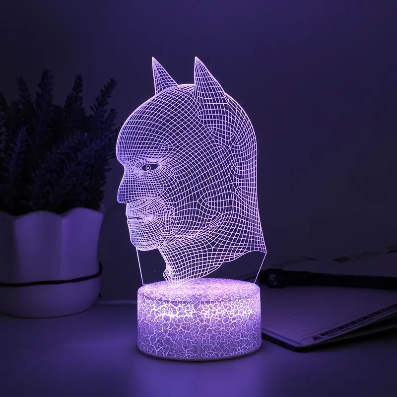 Bat Head 3dled Visual Stereo Effect Nightlight – image 3