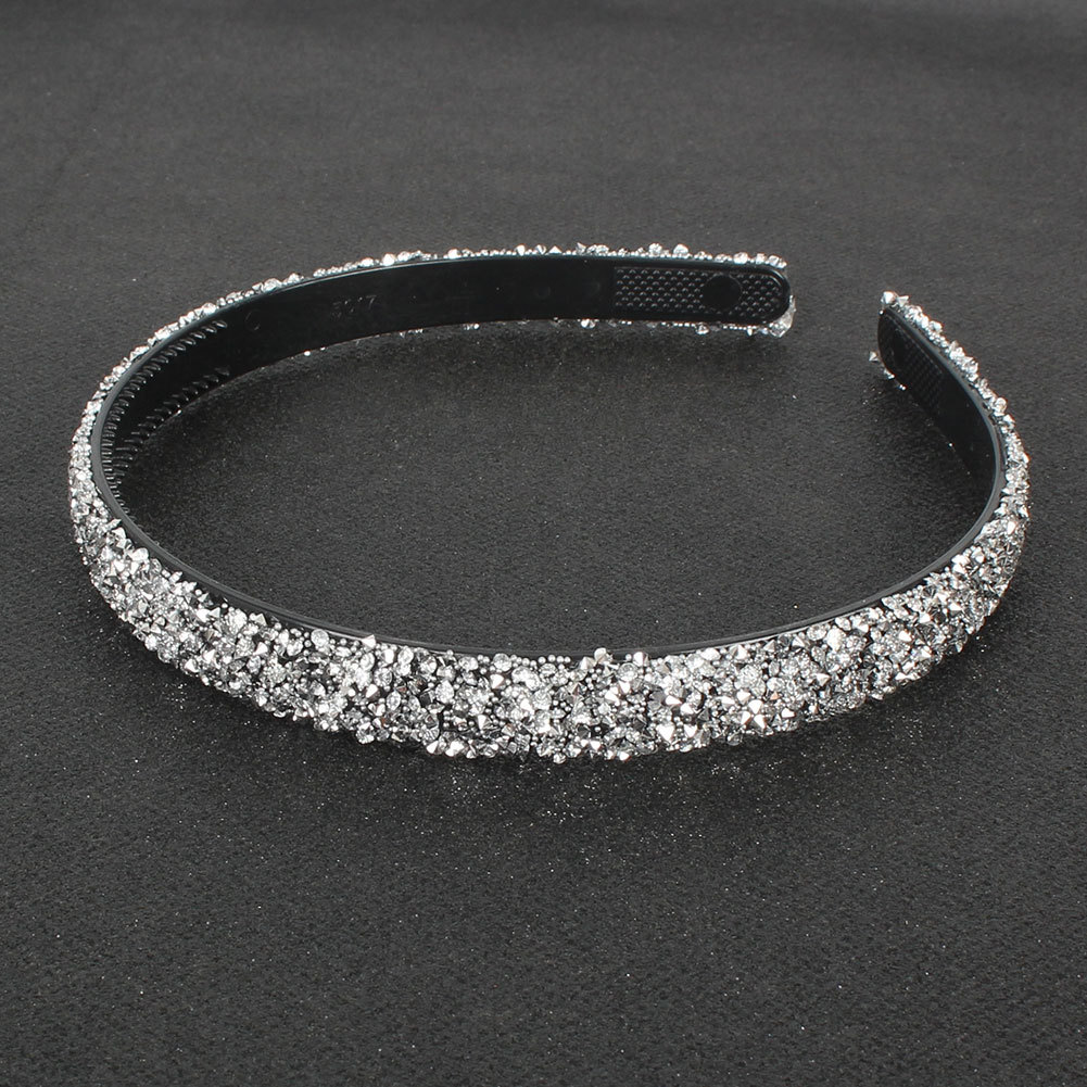 Semicircle Retro Colored Diamond Headband
