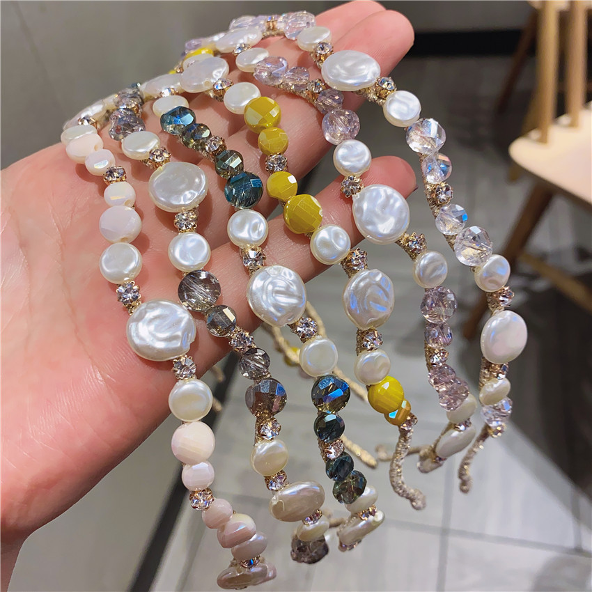 Korean Version of The Forest Fairy Crystal Pearl Hairpin