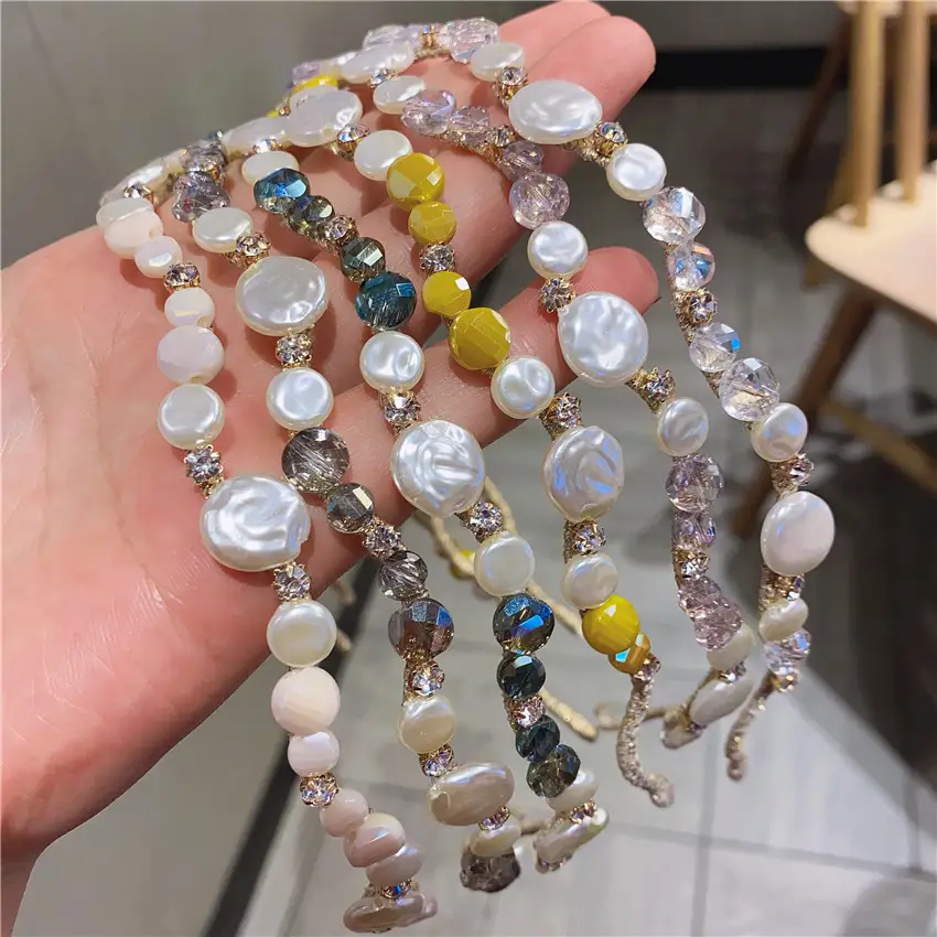 Korean Version of The Forest Fairy Crystal Pearl Hairpin