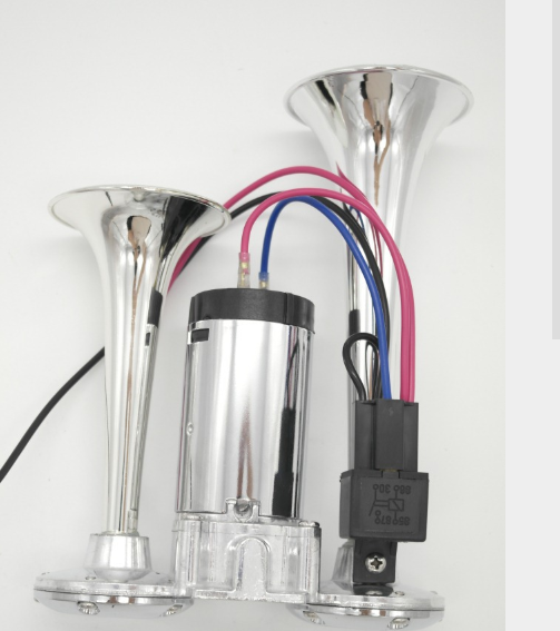 Supply Double - Tube Metal Pump Horn With Relay Car Horn
