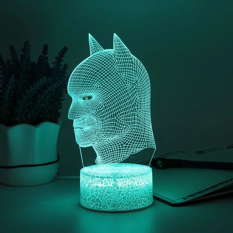 Bat Head 3dled Visual Stereo Effect Nightlight – image 2