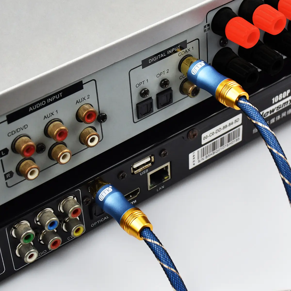 Coaxial Audio Cable Digital 3 Meters Gold-Plated