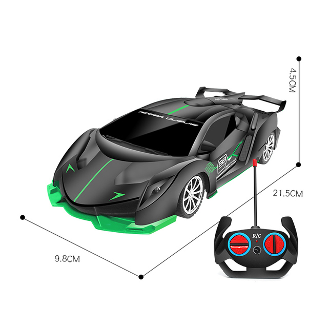 GREEN BLACK RC CAR1