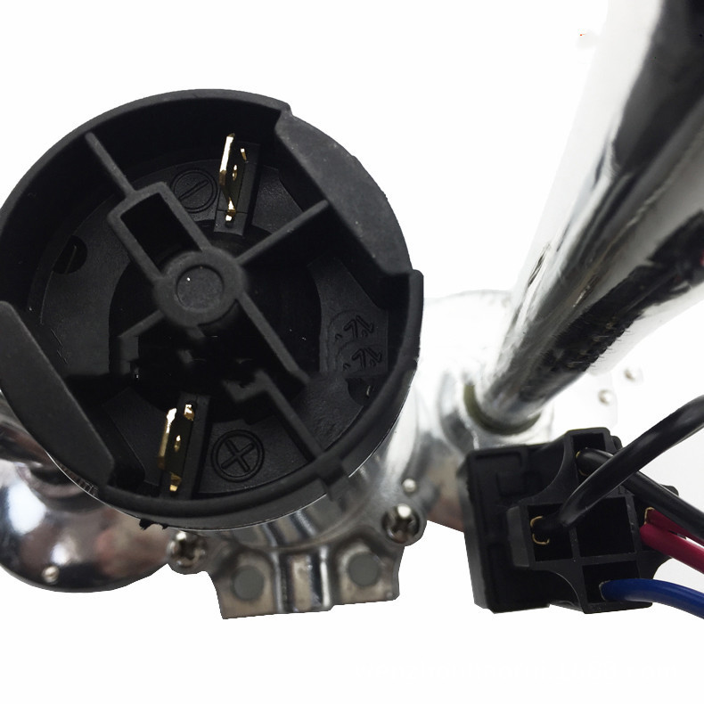 Car And Motorcycle Modified 12V/24V Double Pipe Conjoined Electric Horn With Air Pump — foto 3