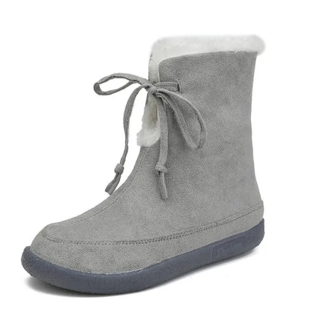 Fashion all match snow boots Grey - Shop at LoveMi