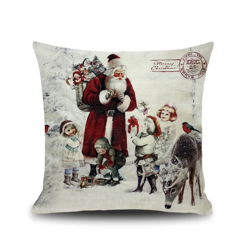 Cartoon christmas pillow pillow – image 3