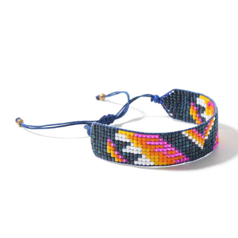 Rice bead woven bracelet