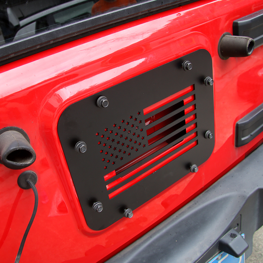 Five-Star Tailgate Vent Cover Plate Wrangler Modified Accessories