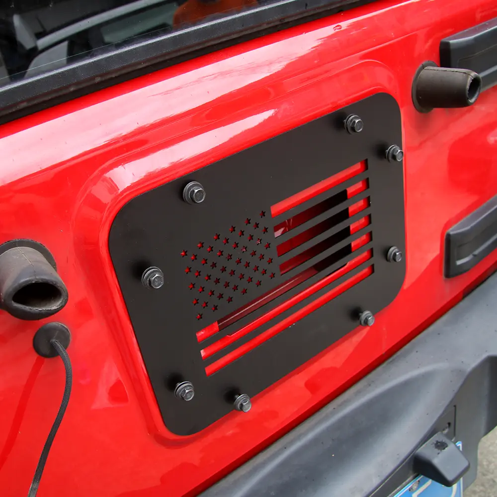 Five-Star Tailgate Vent Cover Plate Wrangler Modified Accessories