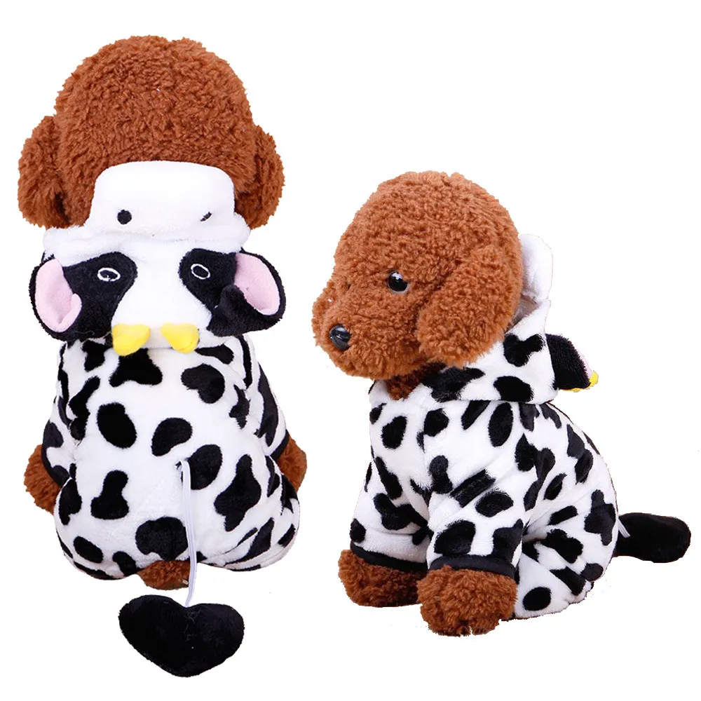 Autumn And Winter Pet Clothes - White