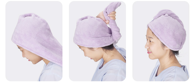 Female cute speed hair towel towel turban